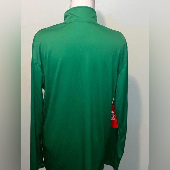 Boston Celtics Antigua Intent Quarter-Zip Top - Kelly Green. Official. Size M. - Picture 2 of 8